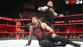 WWE 2K24 - Roman Reigns vs Kevin Owens - FULL MATCH | WWE
