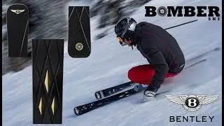 Unique Bomber Skis by Bentley (24k Gold Accents)