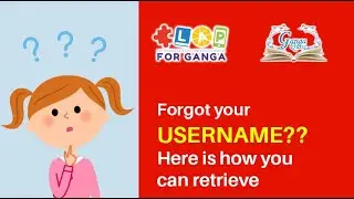How to retrieve your account if you have forgot your username at CLAP4GANGA.com