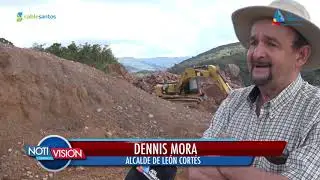 Trabajos en Camino el Cedral de Le&oacute;n Cort&eacute;s