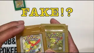 Is Your Pokemon Gold Copy a Fake GameBoy Game or an Original? Repro vs Authentic Comparison Video.