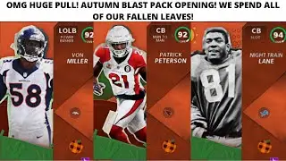OMG HUGE PULL! AUTUMN BLAST PACK OPENING! WE SPEND ALL OF OUR FALLEN LEAVES!