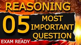 5 Most Important Logical Reasoning Questions | Reasoning Tricks | Maths Tricks