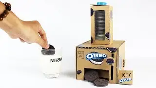 Step to make OREO VENDING MACHINE with Smart Key - Just5mins