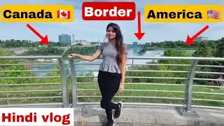 Canada America Border Crossing | Niagara Falls | Cleveland To Niagara Travel Vlog