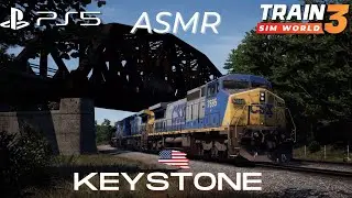 Train Sim World 3 PS5 ASMR: Freight action at Sand Patch Grade on a summers afternoon ! ☀️