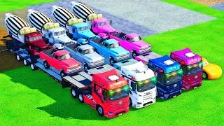 Transporting HUGE Mixer Trucks with Powerful MAN Trucks! 🚚💪 | Farming Simulator 22 #90
