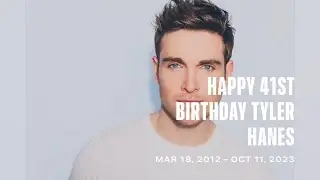 Happy 41st Birthday Tyler Hanes!