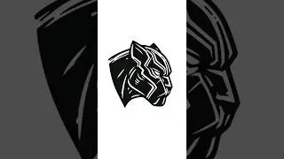 Black panther #logo #blackpanther #shorts