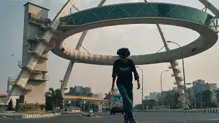 Rolling through Biswa Bangla Gate on my inline skates!😍✨ #SkatingAdventures#inlineskating