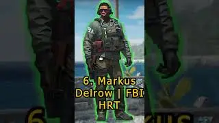 Top 10 most used csgo agents #shorts