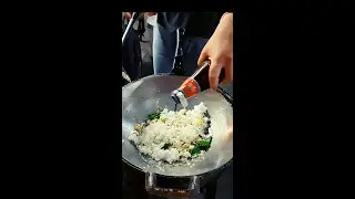 Fried Rice STREET FOOD In Bangkok Thailand ❤️ 🇹🇭