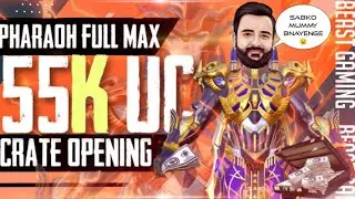 55000 UC PHARAOH Crate opening | PUBG Mobile