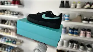 Распаковка кроссовок NIKE AIR FORCE 1 от TIFFANY & CO!