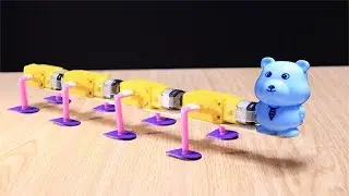 WALKING ROBOT MAKING | FUN TOY FOR KIDS | MALAYALAM |  EXPERIMENT UAE |