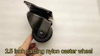 Low gravity Casters 2.5inch Heavy Duty Castors Black Nylon Swivel Caster wheels