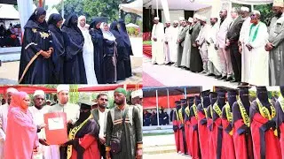 MANENO YA HUZUNI ALIO YAONGEA HADJATI HABIBAH KWENYE SHEREHE YA UGAWAJI WA VYETI 