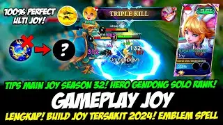 100% PERFECT COMBO JOY SEASON 32 + CARA MAIN JOY TERBARU❗BUILD JOY TERSAKIT 2024❗GAMEPLAY JOY GLOBAL