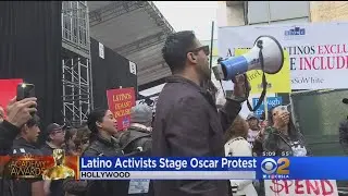 Latino Activists Protest Lack Of Diversity, Hiring In Hollywood