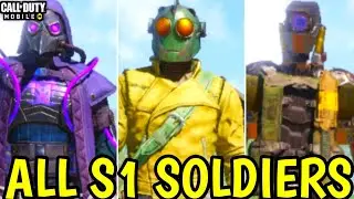 All Season 1 Soldier Skins! Call Of Duty Mobile Season 1 Leaks! New Character Skins!
