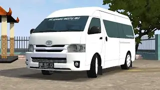 MOD BUSSID MOBIL HIACE BY ANDRY NO PW FREE // INI CINEMATIC BUKAN REVIEW