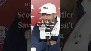 Scottie Scheffler says he doesn&rsquo;t have aura 😂