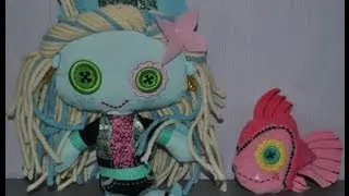 Monster High Lagoona Blue the plush version обзор на русском