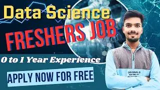 Data Science Freshers Job 2024 | Internships for College Students | Shubham Shah