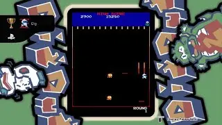 ARCADE GAME SERIES: DIG DUG- This bout made me blow my brains out (DIG trophy)