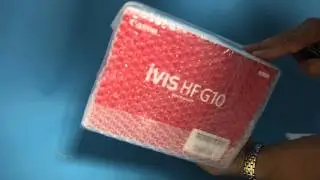 Canon iVIS HF G10 unboxing