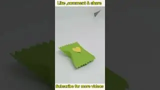 Paper Candy 🍬 | কাগজ দিয়ে ক্যান্ডি বানানো | Easy Paper Craft #Shorts