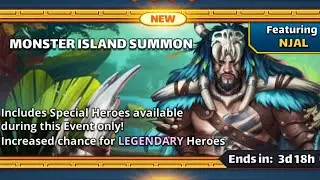 Njal is Here with Monster Island to Wreck Everything! Empires & Puzzles Hero Review