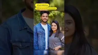 Kirti Mehra biography @kirtimehra31 #bio #youtuber #elvishyadav #kirtimehra #celebrity #videocreator