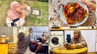 #dailyvlog 24 HOURS WITH ME/RUTINITAS HARIAN IRT/ AYAM GORENG BUMBU RUJAK/LIVE SHOPEE/ IRT PRODUKTIF