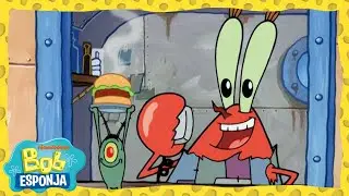 Bob Esponja | Como o Hambúrguer de Siri Foi Inventado | Bob Esponja em Português