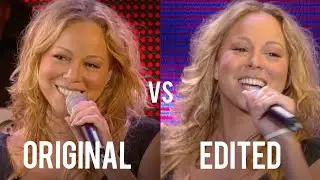 Original vs Edited (Live 2005) Make It Happen - Mariah Carey