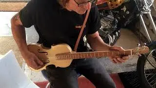 3-saitige Geigengitarre / violin guitar - Geigen Gitarre Eigenbau