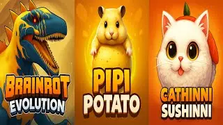Brainrot Evolution &mdash; огромное обновление &laquo;Новый мир&raquo; | Pipi Potato и Cathinni Sushinni &mdash; новые Br...