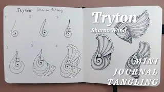 Mini Journal Tangling | Episode 6: Tryton - Sharon Wong