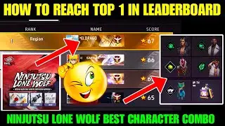 NINJUTSU LONE WOLF BEST CHARACTER COMBINATION | HOW TO REACH TOP 1 IN NINJUTSU LONE WOLF LEADERBOARD
