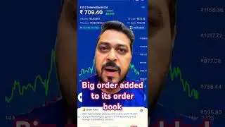 Kec International added another big order to order book  in this stock market crash#trendifysignal