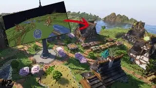 Rebuilding the Village Part 2 &ndash; More Custom Houses and a Fountain | Minecraft Survival