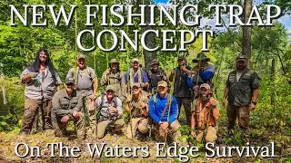 NEW FISHING TRAP CONCEPT, Catch fish for SURVIVAL with Dave Canterbury
