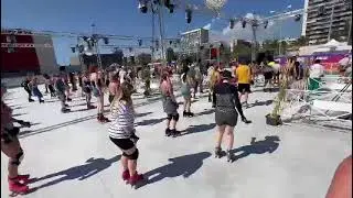 Skate Love Barcelona Roller Dance Workshop for Beginner Roller Dancers.