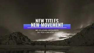 Minimal Titles Pack in Davinci Resolve Template