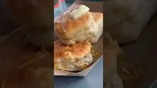 Hot Buttermilk Biscuits with Butter and Drizzled with honey | Food World