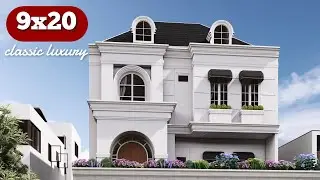 Роскошный дом в классическом современном стиле, площадью 180 кв.м.