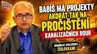 Babiš má projekty akorát tak na pročištění kanalizačních rour a ohromuje společnost číslovkami
