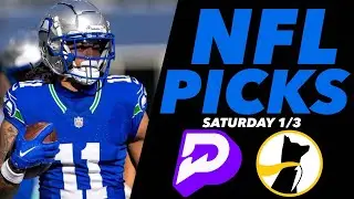 (19-11 NFL RUN!!!) NFL PRIZEPICKS BEST PICKS SATURDAY 1/3 ✅✅ | 2 FREE PLAYER PROPS FOR NFL WEEK 18!!