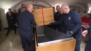 Inhumation du Pape Beno&icirc;t XVI